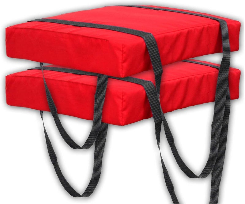 Bradley 2 Pack Type IV Boat Cushion USCG Approved Throwable Flotation Device; Coast Guard Approved Throw Preserver with Foam Cushion; throwable Boat Safety Device - Image 2